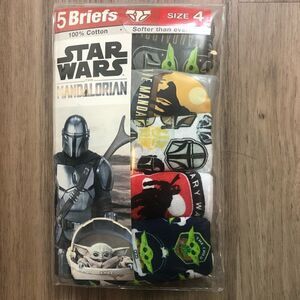 Star Wars The Mandalorian Boys:  5 Pack Briefs